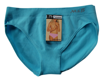 Mb naadloze microfiber meisjes slip b7012 blauw