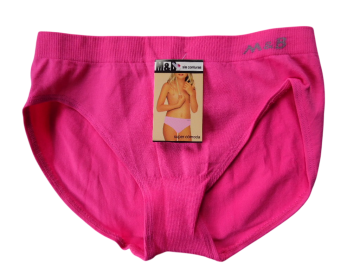 Mb naadloze microfiber meisjes slip b7012 donker roze