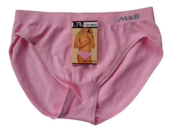 Mb naadloze microfiber meisjes slip b7012 licht roze
