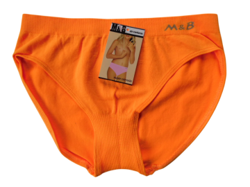 Mb naadloze microfiber meisjes slip b7012 oranje