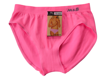 Mb naadloze microfiber meisjes slip b7012 roze