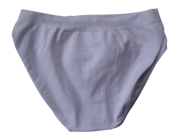 Mb naadloze microfiber meisjes slip b7012 wit a