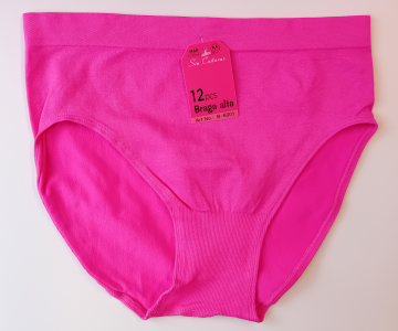 Hoog model dames slip donkerroze – M&B B6001 met comfortabele pasvorm