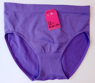 Microfiber dames slip paars – M&B B6001, ruime maatvoering M en L