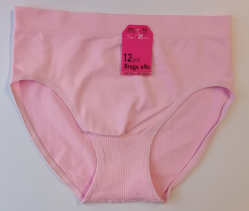 Microfiber dames slip roze – M&B B6001, ruime maatvoering M en L