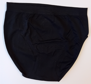 Microfiber dames slip zwart – M&B B6001, ruime maatvoering M en L