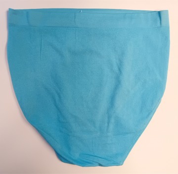 Microfiber dames slip blauw – M&B B6002, ruime maatvoering XL en XXL