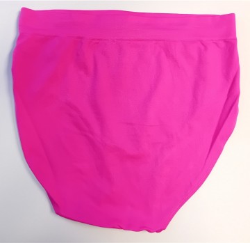 Microfiber dames slip donkerroze – M&B B6002, ruime maatvoering, XL en XXL