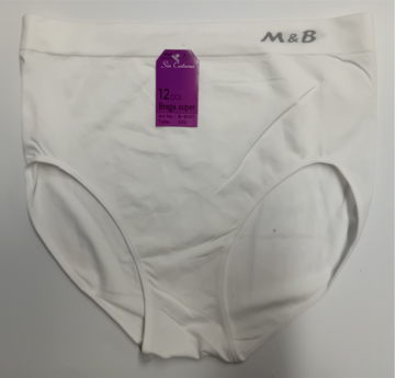 Naadloze dames slip M&B extra hoog model – maat XXL en XXXL