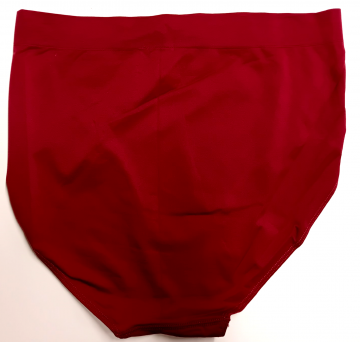 Extra hoog model dames slip M&B B6057 bordeaux – ruime en comfortabele pasvorm.