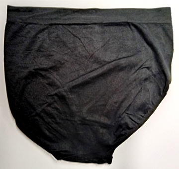 Extra hoog model dames slip M&B B6057 zwart – ruime en comfortabele pasvorm