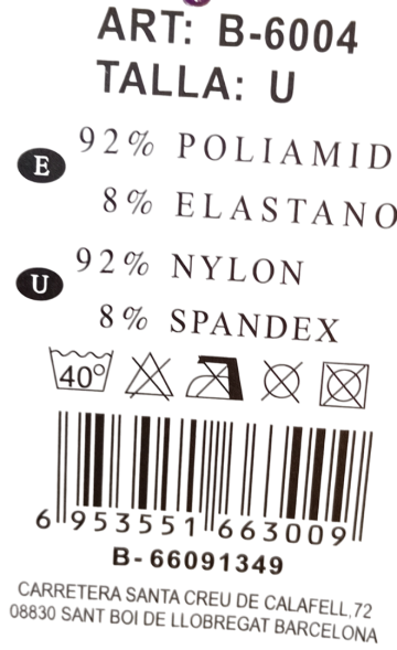 Mb strings b6004 label 2