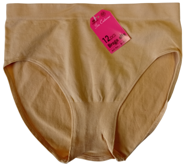 Naadloze dames slip mb b6001 beige
