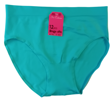 Naadloze dames slip mb b6001 blauw