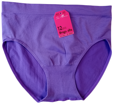 Naadloze dames slip mb b6001 paars