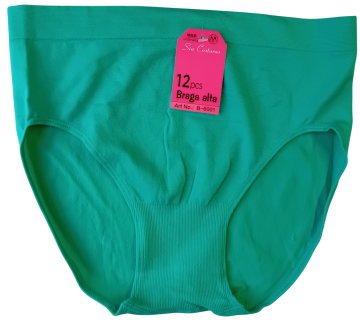 Naadloze dames slip mb b6001 turquoise