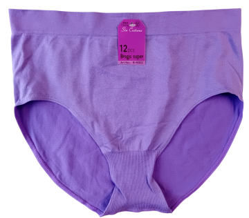 Naadloze dames slip mb b6002  paars