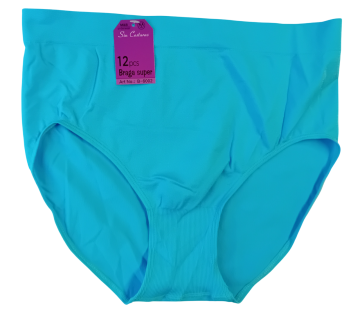 Naadloze dames slip mb b6002 blauw