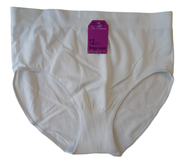 Naadloze dames slip mb b6002 wit