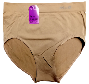 Naadloze dames slip mb b6057  beige