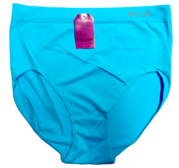 Naadloze dames slip mb b6057 blauw