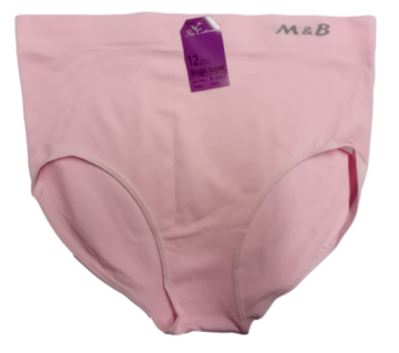 Naadloze dames slip mb b6057 roze 0