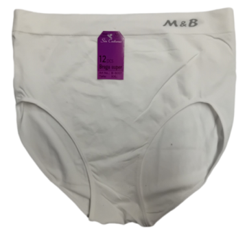 Naadloze dames slip mb b6057 wit