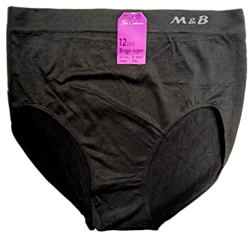 Naadloze dames slip mb b6057 zwart