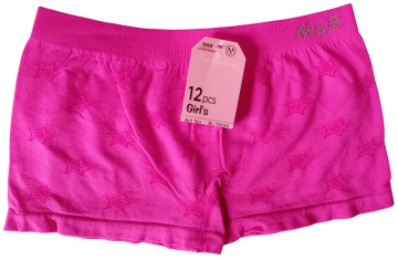 Naadloze meisjes boxers mb 7033 donker roze