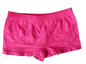 Naadloze meisjes boxers mb 7033 roze achterzijde