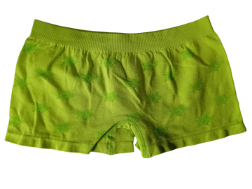 Naadloze meisjes boxers mb 7033 groen achterzijde