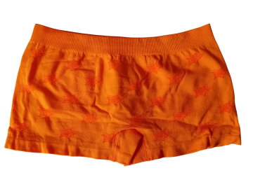 Naadloze meisjes boxers mb 7033 oranje achterzijde