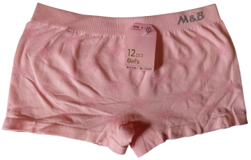 Naadloze meisjes boxers mb 7033 lichtroze
