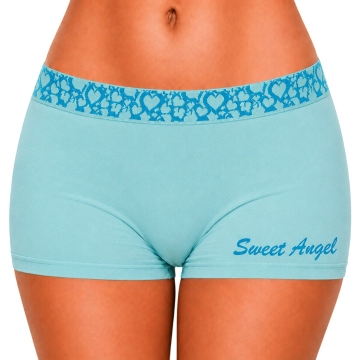 lichtblauwe naadloze dames boxer sweet angel xg2047