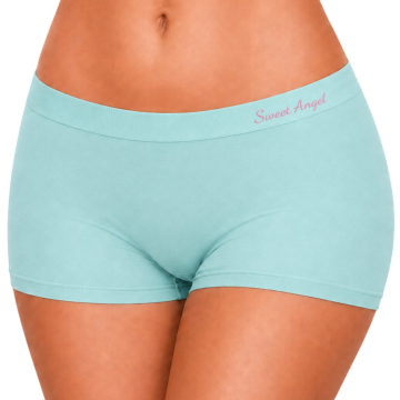 Naadloze heupboxer voor dames mintgroen Sweet Angel XG019