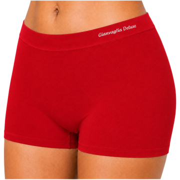 Rode naadloze hoge model dames boxer gianvaglia 3007 1