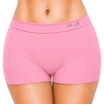 Roze naadloze dames boxer mb b6027