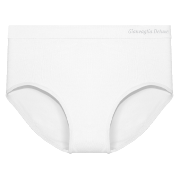 Gianvaglia 3008 dames slip wit – detail van naadloze microfiber stof