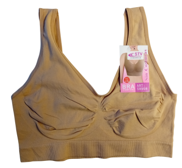 Stv elastische comfort bh  model 8908 beige
