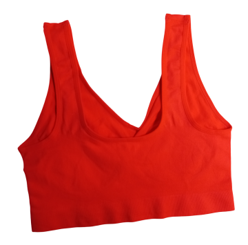 Stv elastische comfort bh  model 8908 oranje achterkant