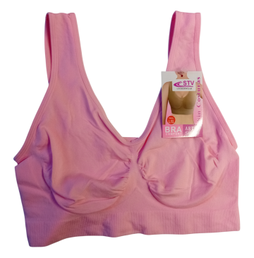 Stv elastische comfort bh  model 8908 roze