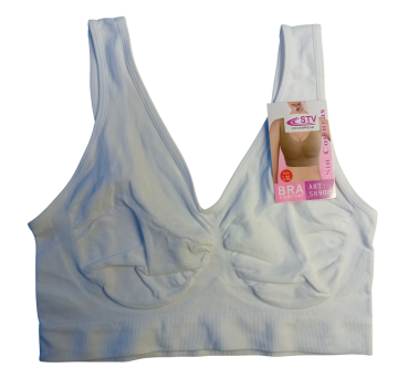 Stv elastische comfort bh  model 8908 wit