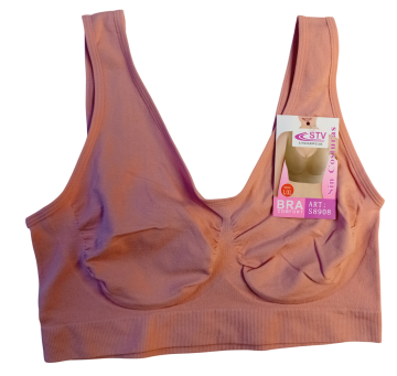 Stv elastische comfort bh  model 8908 zalm