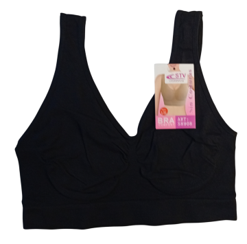 Stv elastische comfort bh  model 8908 zwart