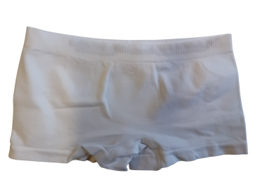 Stv meisjes naadloze boxers 6025   wit a
