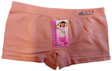 Stv meisjes naadloze boxers 6025   zalm