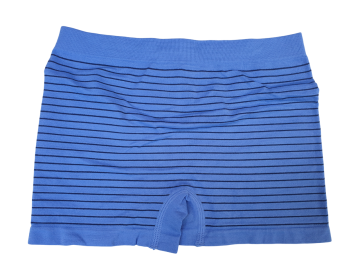 Stv naadloze jongens streepjes boxershort s5019 grijsblauw achterzijde
