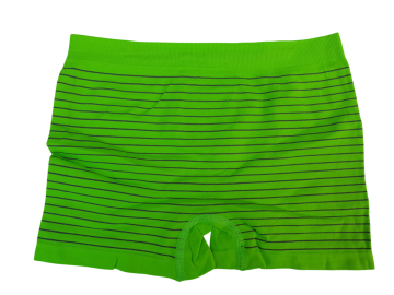 Stv naadloze jongens streepjes boxershort s5019 groen achterzijde 0