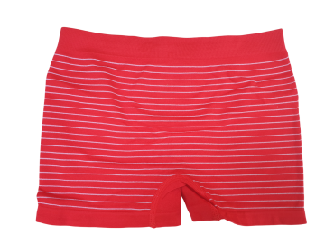Stv naadloze jongens streepjes boxershort s5019 rood achterzijde