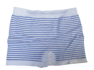Stv naadloze jongens streepjes boxershort s5019 wit achterzijde